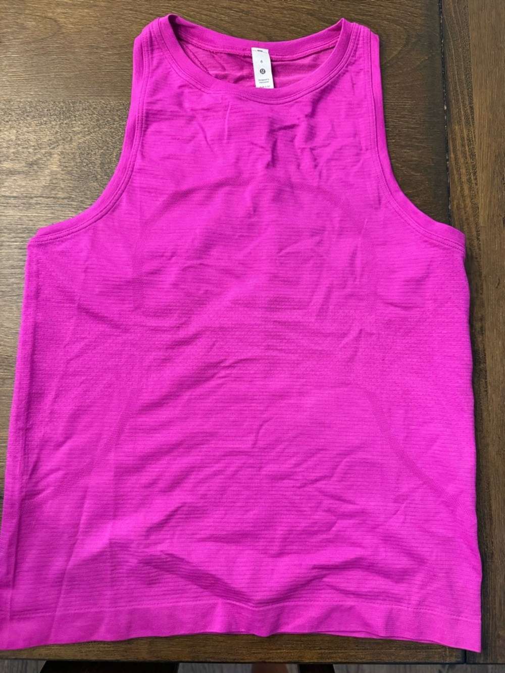lululemon athletica Hot Pink Crewneck Tee